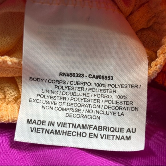 Nike Dri-Fit Drawstring Running Shorts-Purple/Orange-Women Small - Picture 6 of 6